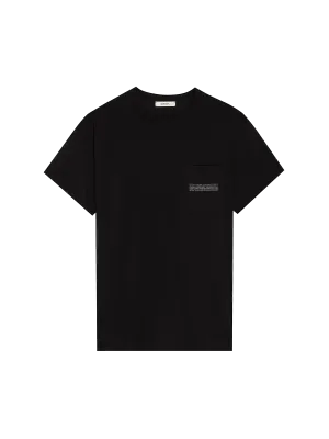 Womens 365 Lightweight Pocket T-Shirt—black