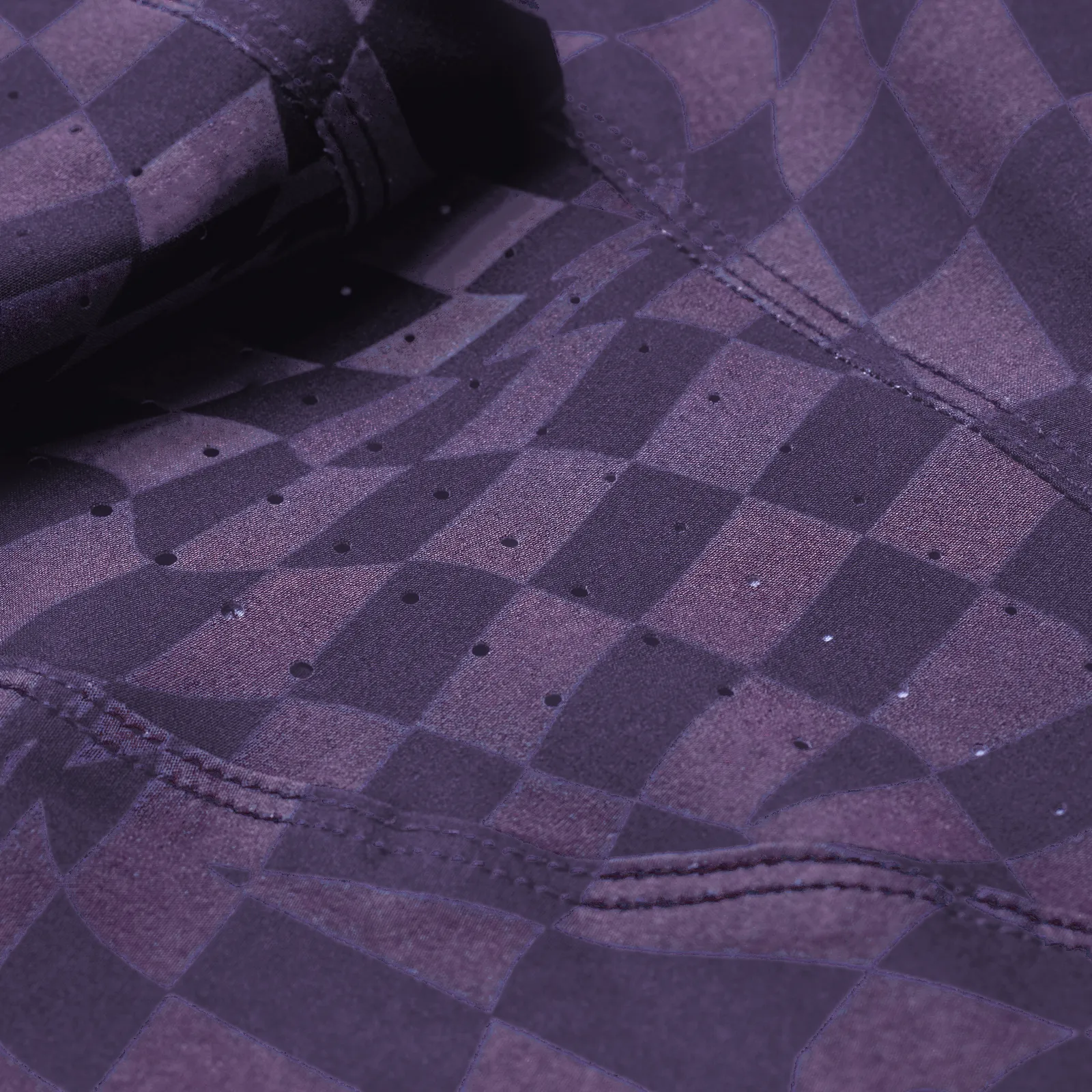 Womens Lilium Pant Twisted Checkers Purple